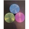 Image 1 : Lot of 3 - Extreme 4 pce 55mm color Grinders