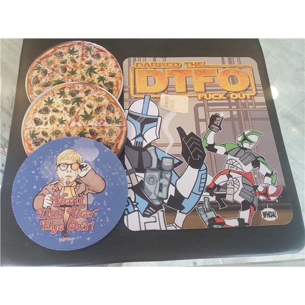 Lot of 4 novelty DAB Pads