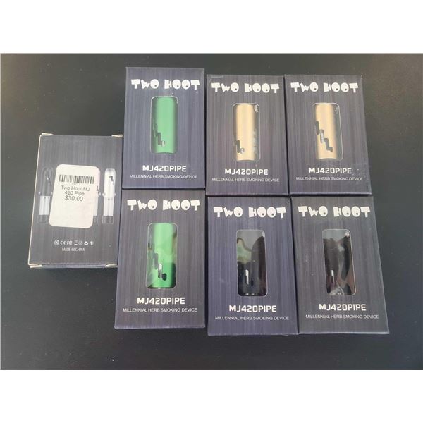 Two Hoot Millennial Herb Smoking Device - Lot of 7