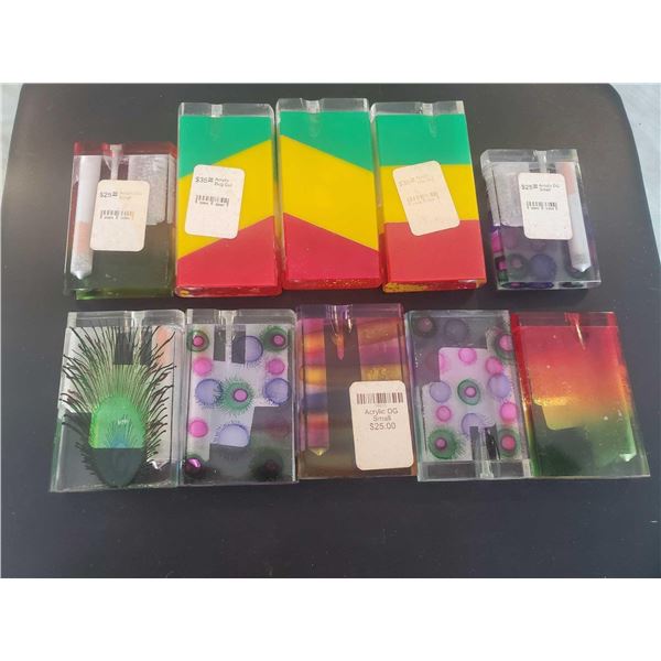 Lot of 8 Acrylic Dug Outs