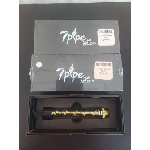 7 Blunt Glass Pipe Lot of 2