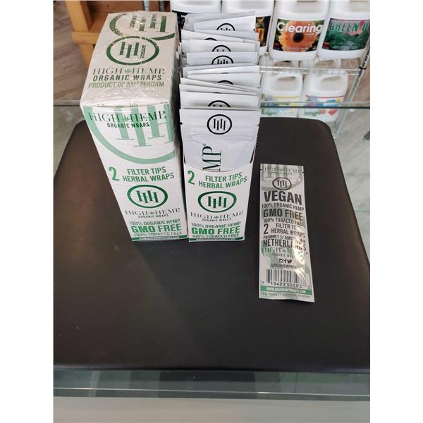 High Hemp Filter Tip Herbal Wraps Lot of 2 Boxes