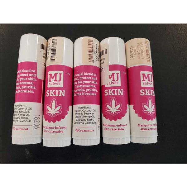 MJ Salves, Skin Care Sticks - Lot of 5