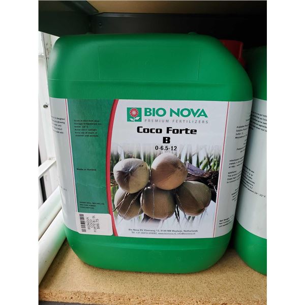 BioNova Coco Forte B Fertilizer 0-6.5-12 - 5L Jug