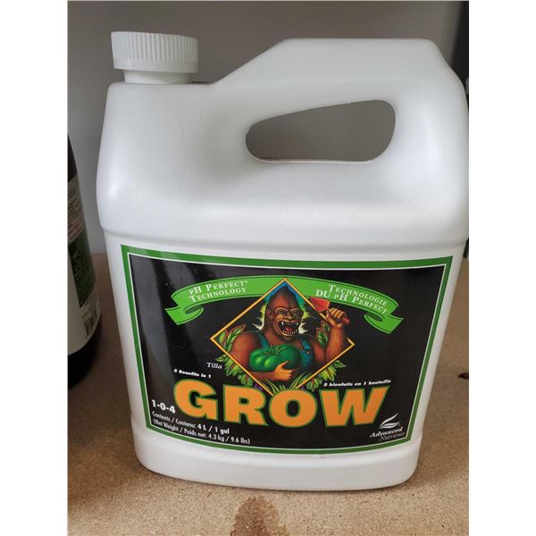 Grow 1-0-4 Fertilizer nutrient - 4L jug