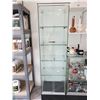 Image 1 : Glass Display Case with shelves, sliding glass front access door, lockable approx 18" x 60"