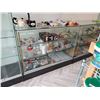 Image 1 : Glass Display Case with shelves, sliding glass front access door, lockable approx 60" x 36" - REMOVA