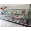 Image 2 : Glass Display Case with shelves, sliding glass front access door, lockable approx 60" x 36" - REMOVA