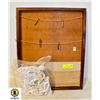 Image 1 : 16X20 WALL CLIP MEMO BOARD & MACRAME PLANT HANGERS