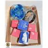Image 1 : BOX OF CRYSTAL AND GLASS