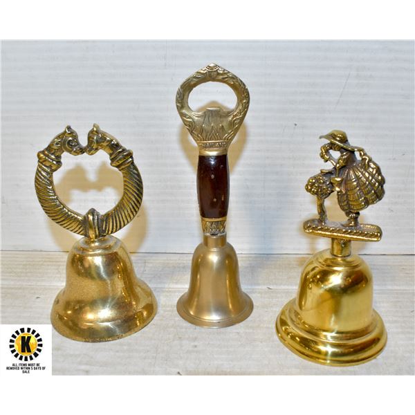 Bell Collection VINTAGE BRASS BELL COLLECTION