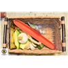 Image 1 : KITCHEN DECOR WITH WICKER BASKET