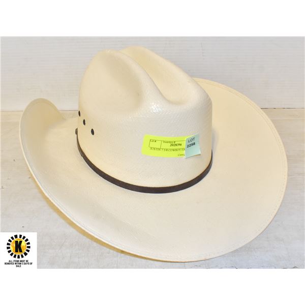 JUSTIN 7 5/8 COWBOY HAT