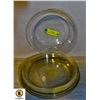 Image 1 : SIX 9" GLASS (PYREX) PIE PLATES