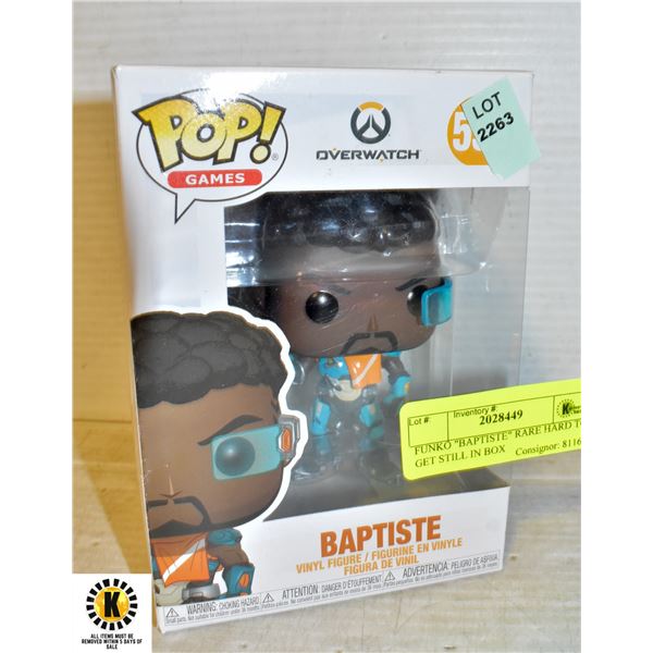 FUNKO "BAPTISTE" RARE HARD TO GET STILL IN BOX