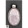 Image 1 : #362-NATURAL PINK ROSE QUARTZ PENDANT