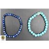 Image 1 : #122-NATURAL BLUE LAPIZ LAZULI,TURQOUISE BRACELET