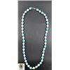 Image 1 : #142-FRESH WATER , TURQUOISE NECKLACE 17"