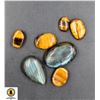 Image 1 : #245-NATURAL TIGER EYE & LABRADORITE 83.20CT