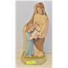 Image 1 : LARGE HAND PAINTED RELIGIOUS STATUE