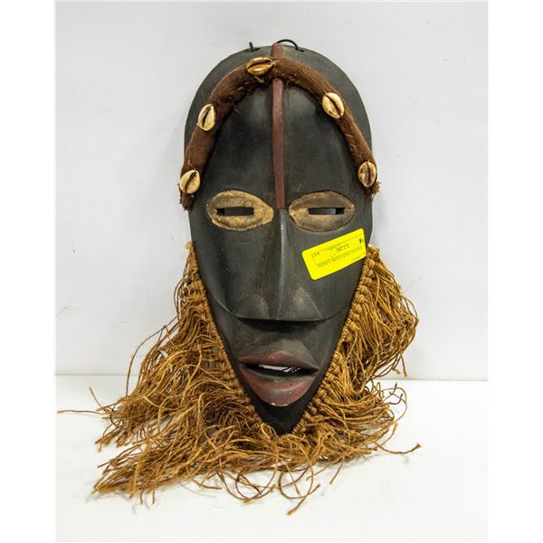 HAND CARVED AFRICAN MASK