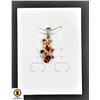 Image 1 : #17-NATURAL UNTREATED RED GARNET4X6 PENDANT