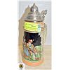 Image 1 : VINTAGE WEST GERMANY BEER STEIN LARGE APP/ 9 IN