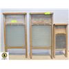 Image 1 : 3 ANTIQUE WASH BOARDS