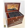 Image 1 : BROWN WOODEN JEWELRY BOX