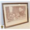Image 1 : EARLY AUTO REPAIR SHOP FRAMED PICTURE