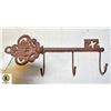 CAST IRON  KEY COAT HANGER