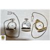 Image 1 : 3 POCKET WATCHES