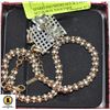 SPARKLING NECKLACE & EARRING SET IN BOX TOGETHER