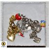 ESTATE CHARM BRACELETS TOGETHER