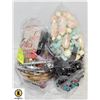 2 BAGS OF VINTAGE MIX ESTATE JEWELRY TOGETHER