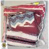 Image 1 : 4 HANDMADE CROCHETED BLANKET/THROWS TOGETHER