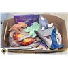 Image 1 : DINOSAURS, VOLCANO W/ ANIMALS & DINOSAUR BOOKS