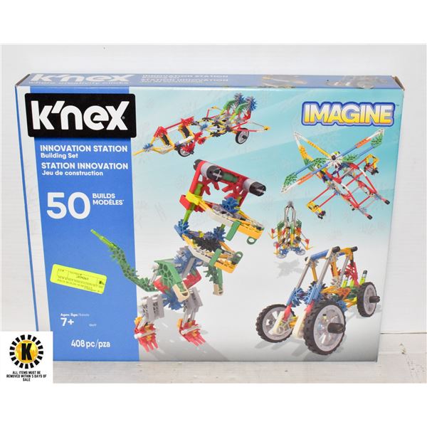 NEW KNEX INNOVATION SET 400 PIECE BUILDS 50 MODELS