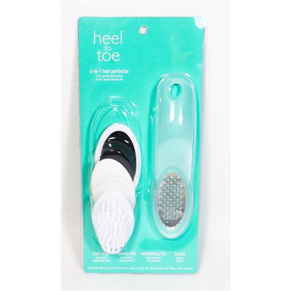 NEW HEEL TO TOE 4 IN 1 FOOT PERFECTER SET new-heel-to-toe-4-in-1-foot-perfecter-set