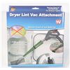 Image 1 : NEW DRYER LINT VAC ATTACHMENT FITS ANY VACUUM