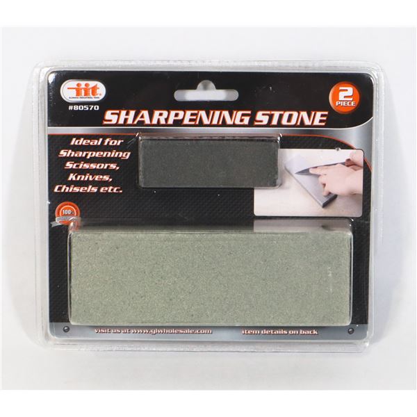 NEW 2PC SHARPENING STONE SET