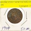 Image 1 : 1909 ONE CENT NEWFOUNDLAND COIN