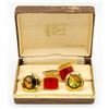 Image 1 : ESTATE COLLECTION OF 2 DECORATIVE CUFFLINK
