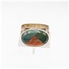 Image 1 : .925 SILVER RING WITH SEMI-PRECIOUS