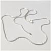 BZ1231-127 SILVER 10.28G 24" NECKLACE