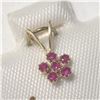 Image 1 : BZ1231-114 14K  RUBY PENDANT