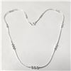 Image 1 : BZ1252-48 SILVER 16" NECKLACE