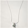 Image 1 : BZ1252-49 SILVER BEAR 18" NECKLACE