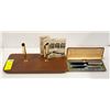 Image 1 : VINTAGE PARKER 51 PEN AND PENCIL SET WITH GOLD
