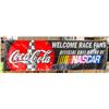 Image 1 : VINTAGE LARGE COCA-COLA NASCAR BANNER